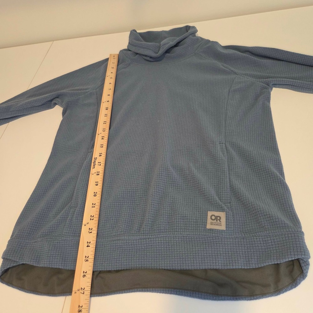 Outdoor Research Womens Trail Mix Cowl Neck Pullover Thumbholes Waffle Large - Picture 13 of 13